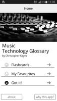 Poster Music Technology Glossary