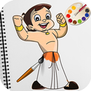 Libro de colorear superhéroe Bheem APK