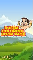 Superhero Bheem Coloring Book Affiche