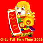 Chúc Tết Bính Thân 2016 ไอคอน