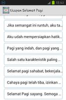 Ucapan Selamat Pagi captura de pantalla 1