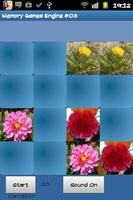 Flowers Hard Memory Game (HMG) Cartaz