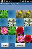 Flowers Hard Memory Game (HMG) imagem de tela 1