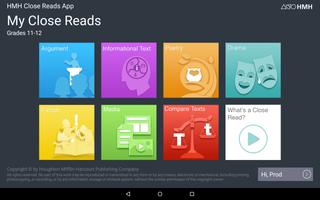HMH Close Reads: Grades 11–12 Plakat