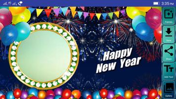 Happy New Year Photo Frames स्क्रीनशॉट 2