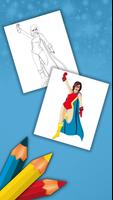 برنامه‌نما Fun superhero coloring book - Draw and paint app عکس از صفحه