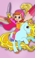 Magic unicorns coloring book - Draw and paint app screenshot 1