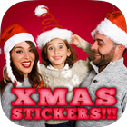 Tome selfies com Papai Noel - fotomontagem ícone