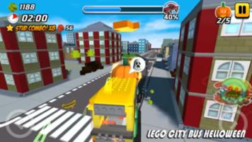 Hoggin LEGO City Bus Helloween پوسٹر