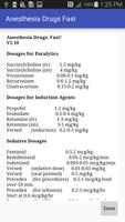 Anesthesia Drugs Fast স্ক্রিনশট 1