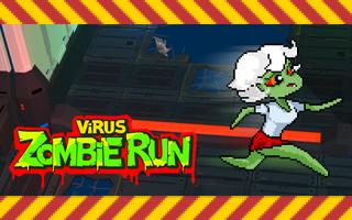 Virus Zombie Run - escape lab plakat