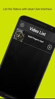 Simple Video Player Pro تصوير الشاشة 1