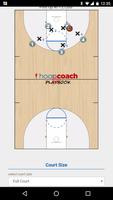 Hoop Coach Basketball Playbook Affiche