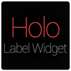 Holo Label Widget APK