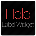 Holo Label Widget
