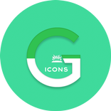 OJ Green - Round Icon pack