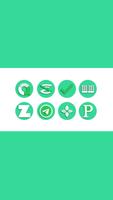 OJ Green - Round Icon pack screenshot 1