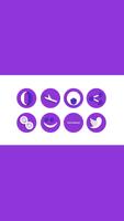 OJ Purple - Round Icon Pack screenshot 2