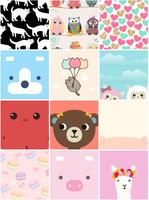 برنامه‌نما Cute and Kawaii Wallpapers عکس از صفحه