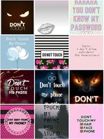 Wallpapers Dont Touch My Phone Affiche