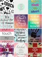 برنامه‌نما Wallpapers Dont Touch My Phone عکس از صفحه