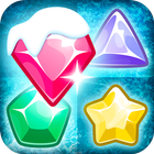 Frozen Jewels Mania - Match 3 Gems Puzzle Legend आइकन