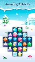 Frozen Jewels Mania - Match 3 Gems Puzzle Legend captura de pantalla 1