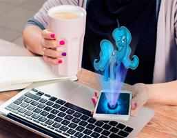 Hologram luna Pony Pocket постер