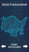 Hologram Dinosaur 3D Simulator স্ক্রিনশট 1