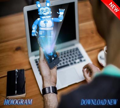 Hologram Fred 3d Laser Joke Simulator Fnaf Apk Game Descarga