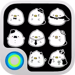 Tuxedo Duckies Hola Theme APK Herunterladen