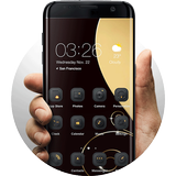 Black & Gold - Launcher Theme أيقونة