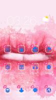 Lips Kissing Affiche