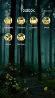 Forest Fireflies Best theme Ekran Görüntüsü 2