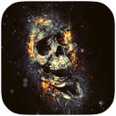 The Flaming Skull Best theme APK