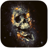 The Flaming Skull Best theme icon
