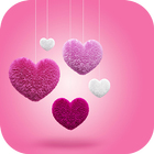 Pink Love Heart Launcher Theme أيقونة