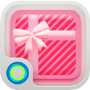 Pink Polka Hola Theme APK