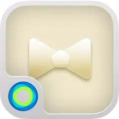 Beige Hue Ribbon Hola Theme APK download