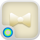 Beige Hue Ribbon Hola Theme APK