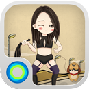 Retro Nerd Hola Theme APK