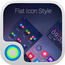 Flat Icon Style Tema Hola APK