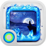 Ice Wolf Blue Cool Zeichen