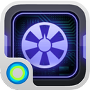 Purple Hexagon Launcher Theme APK