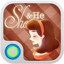She&He Hola Launcher Theme APK