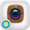 A Wooden Finish Hola Theme APK