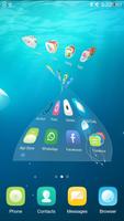 Jellyfish Hola 3D Theme 스크린샷 2