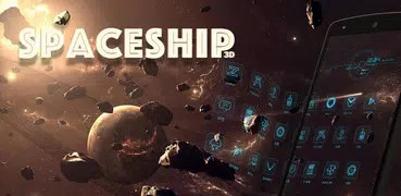 Spaceship Hola 3D Theme