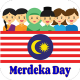 Merdeka Day Malaysia Greeting Cards icône