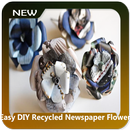 Easy DIY Recycled Newspaper Flower APK